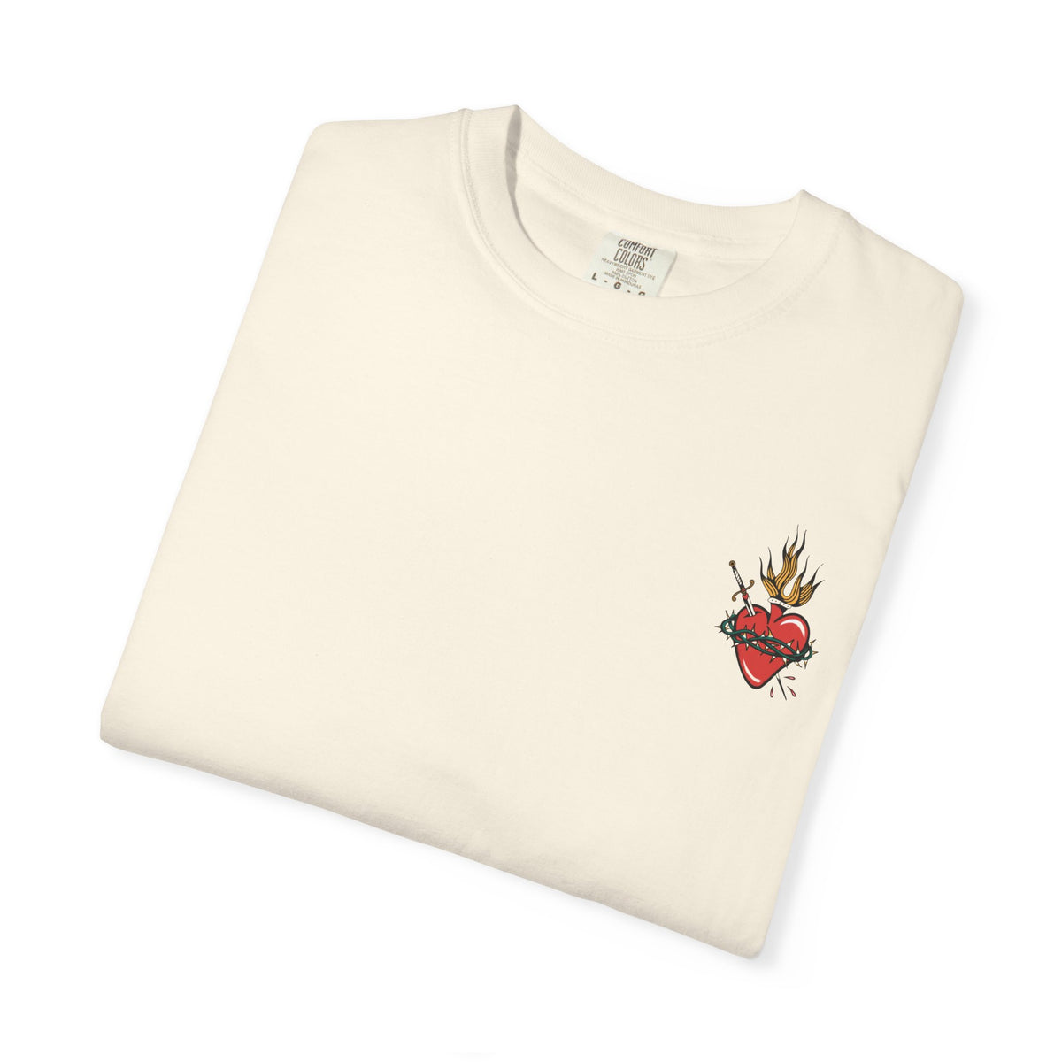 Jaid Joice "Sacred Heart" Garment-Dyed Tee