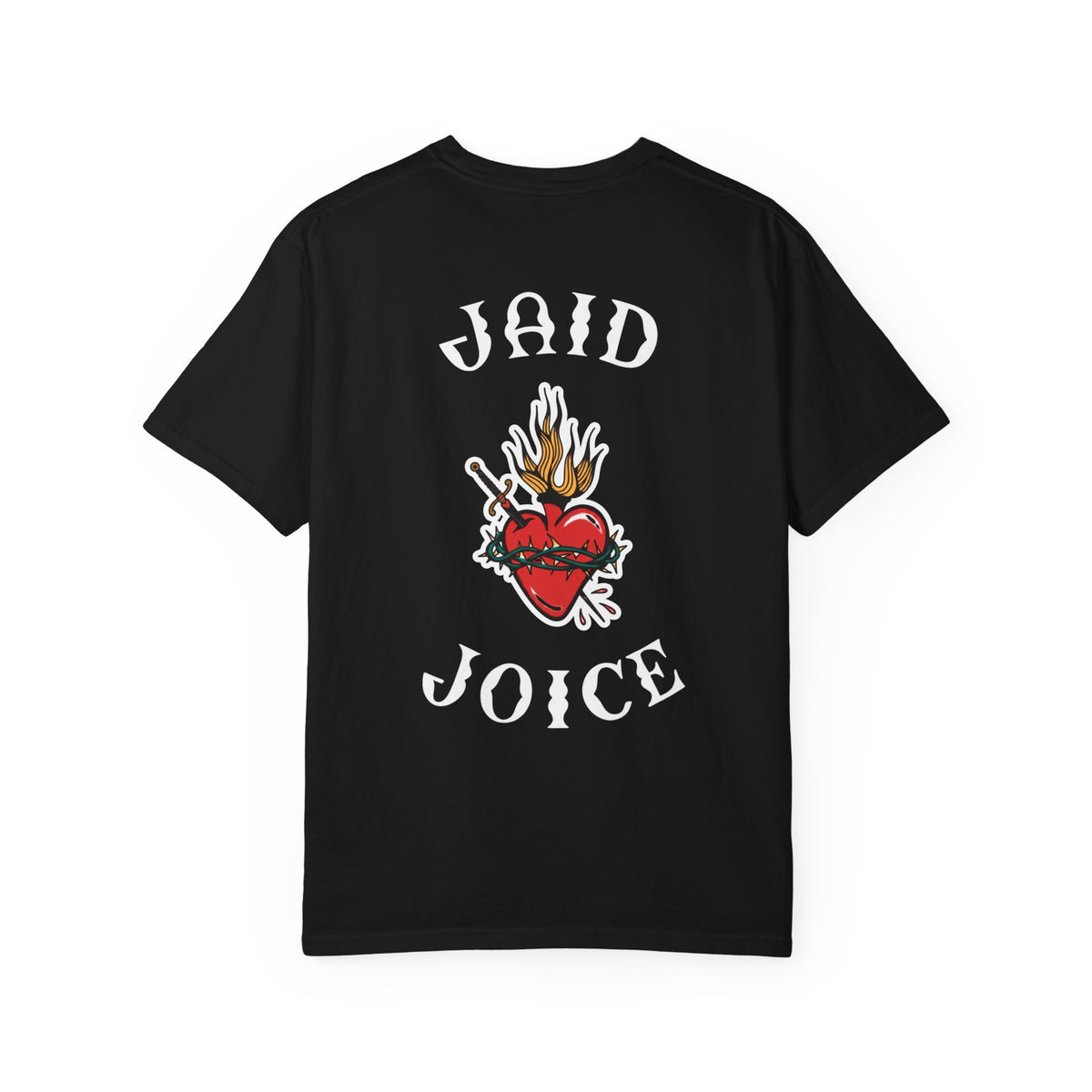 Jaid Joice "Sacred Heart" Garment-Dyed Tee (Black)
