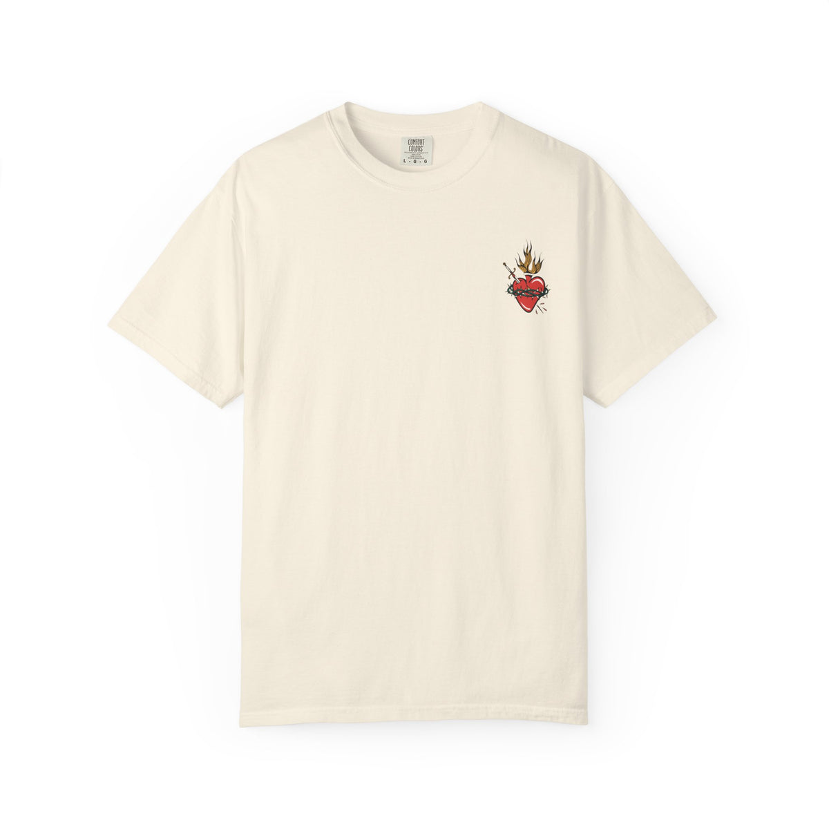 Jaid Joice "Sacred Heart" Garment-Dyed Tee