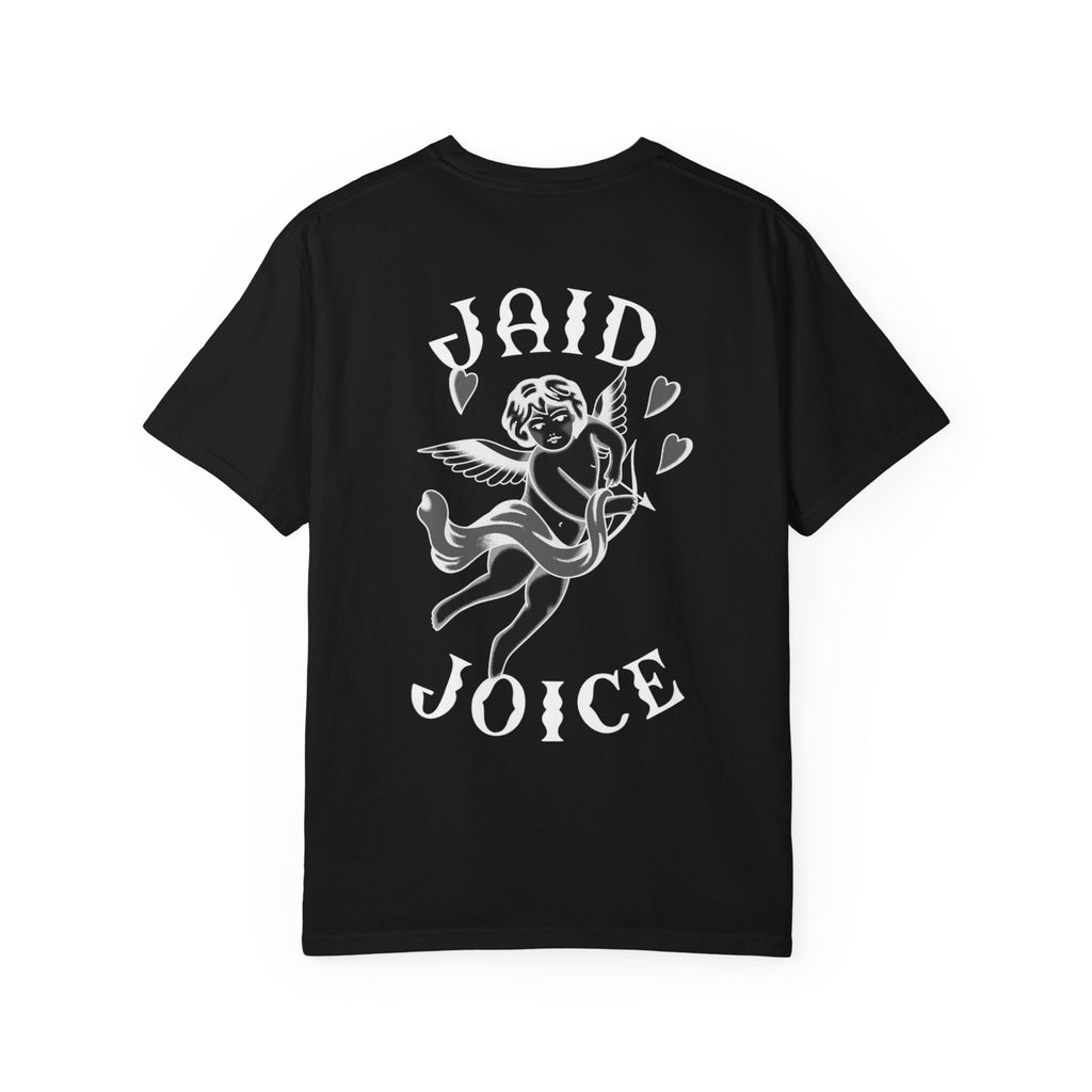 Jaid Joice "Monochrome Cupid" Garment-Dyed Tee (Black)